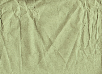 Gray sheet of paper with wrinkles and uneven texture