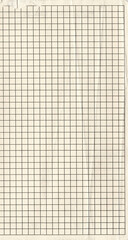 Light cardboard with a texture of black lines in the form of a cage with scuffs at the top of the...