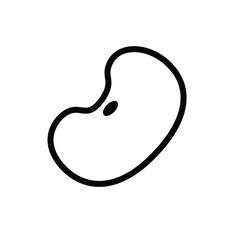 Beans icon vector on trendy design