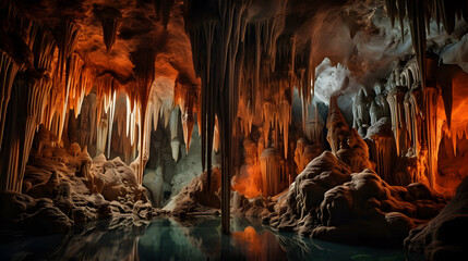 Fototapeta premium inside the cave