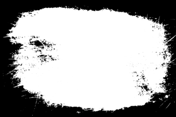 Grunge border texture background. Abstract frame overlay. PNG graphic illustration with transparent background.