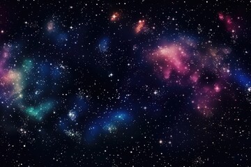 Dark galaxy patterned background