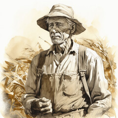 Farmer illustration