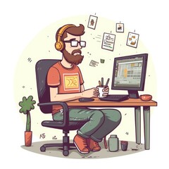 Programmer illustration