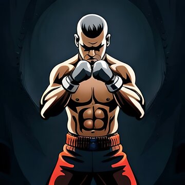 MMF Fighter, Boxer Kampf f&uuml;r Poster Shirt 