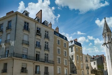Nantes, ancient buildings 