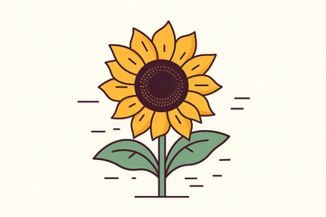 illustration of sunflower