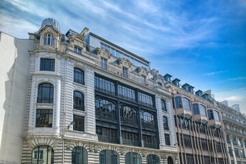 Paris, typical facade and windows