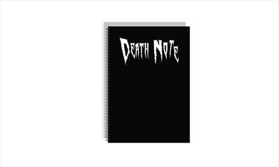 Deathnote Notebook from Anime On white background