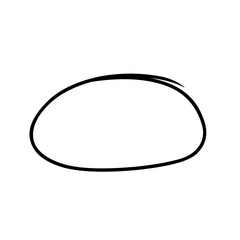 Handrawn scribble circle.oval marker.circle buble