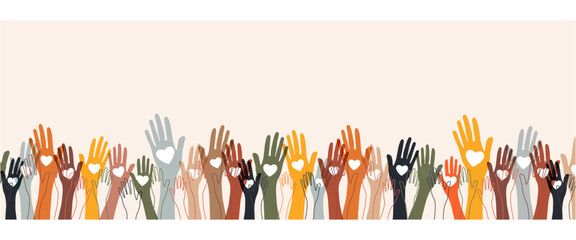 Charity, giving and donation poster template