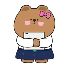 brown bear cartoon character