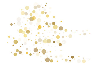 Gold glitter confetti, great design for any purpose. Party decor.