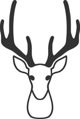 Deer symbol design