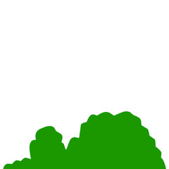 Obraz premium bush green garden illustration vector