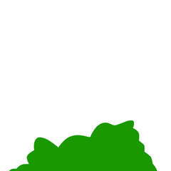bush green garden illustration vector