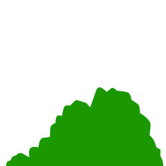 bush green garden illustration vector