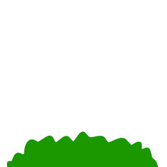 Fototapeta premium bush green garden illustration vector