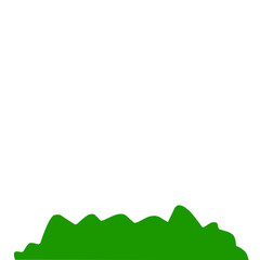 bush green garden illustration vector