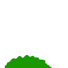Fototapeta premium bush green garden illustration vector