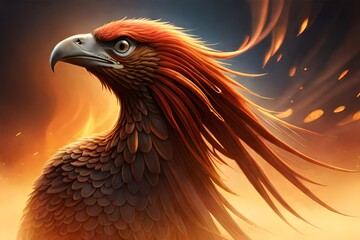 Fototapeta premium pheonix with background