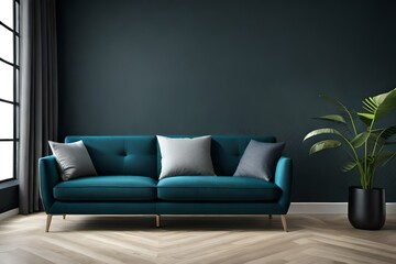 Elegante Couch im Wohnzimmer