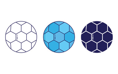 Obraz premium Soccer Ball vector icon