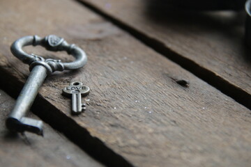 Key to the heart creative idea.