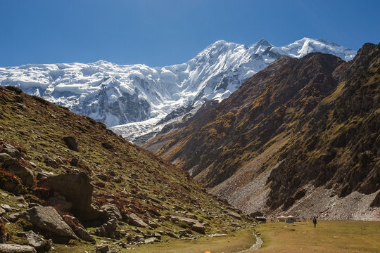 Summit of Nanga Parbat mountain, base camp trek, Pakistan