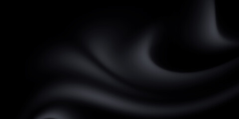 Black luxury fabric background with copy space