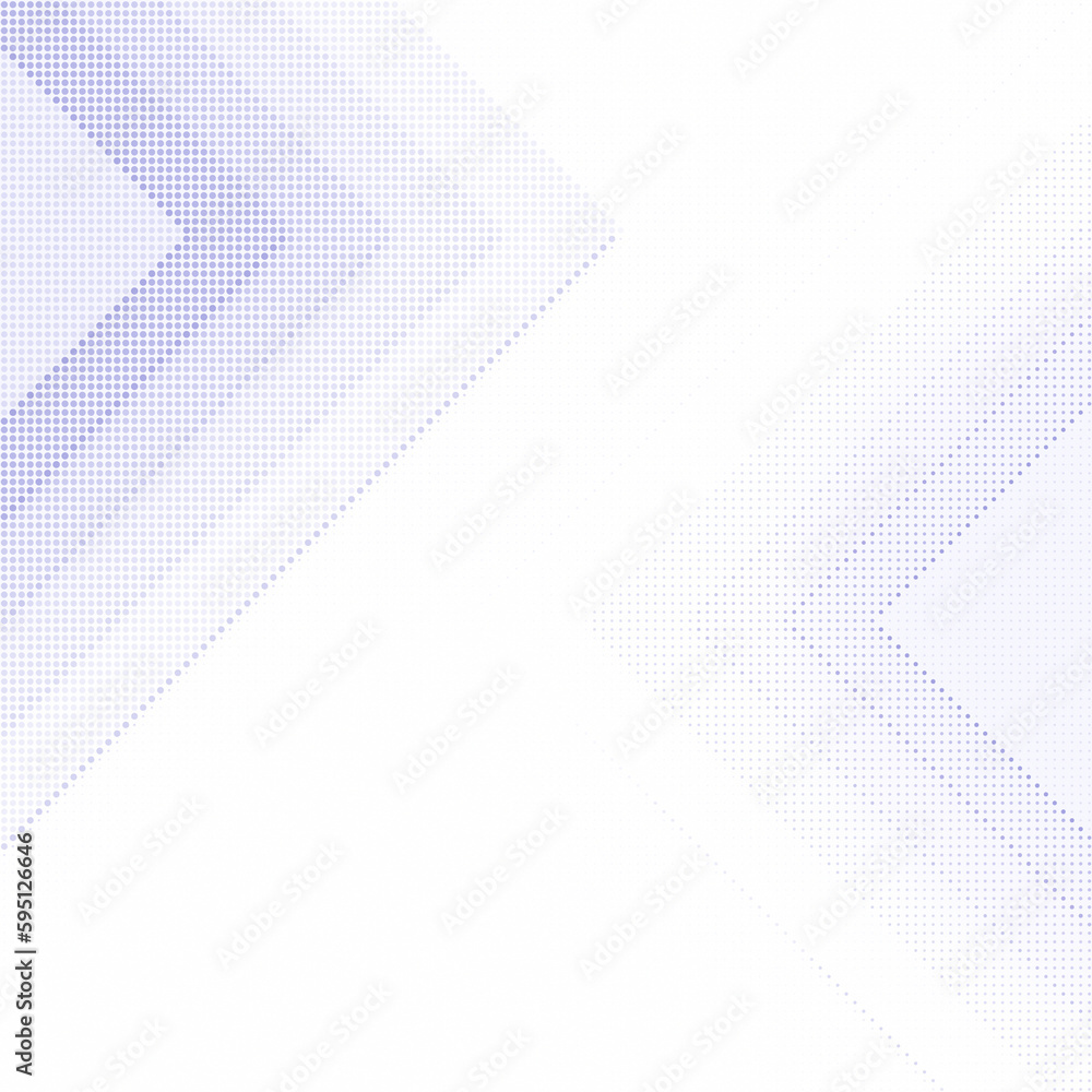Poster two abstract blue halftone patterns on white with copy space. dotted background for template, brochu