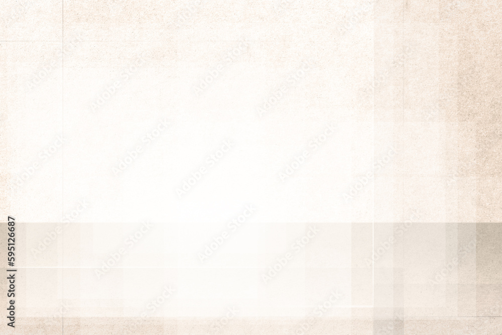 Poster white sheer rectangles on a grainy and grunge textured paper background, sepia hue. high resolution 