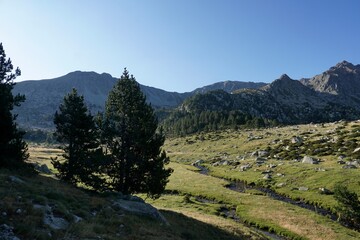 Naklejka premium Beautiful scenery of the Pyrenees