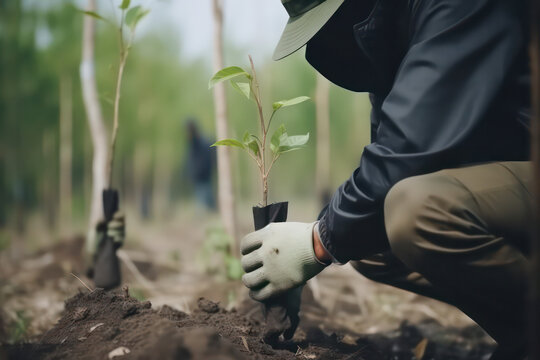 Greening the Planet: The Importance and Benefits of Planting Tree AI Generated