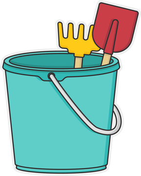 recommend clip art: bucket with shovel