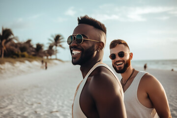 Fototapeta premium Männerfreundschaft KI
