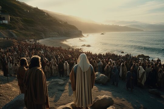 The Sermon on the Mount is a significant event in the New Testament, in which Jesus delivers a powerful and influential message to his disciples and the crowds that have gathered to hear him. 