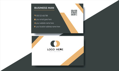 morden color visiting card template and design contact information visiting card.