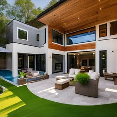 gorgeous house Backyard304, Generative AI