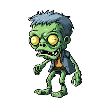 cartoon zombie