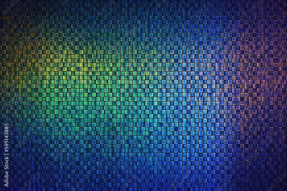 Poster colorful abstract background made up of various squares. generative ai