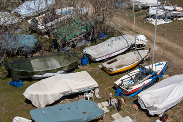 boats in the harbour