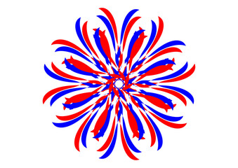 abstract floral design