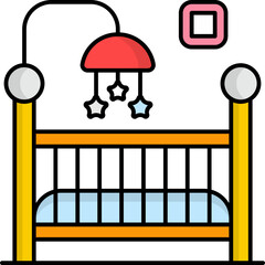 Obraz na płótnie Canvas Baby Room Icon