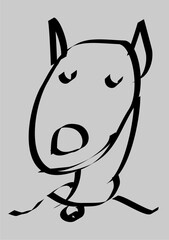 dog face pictures can be used in graphics