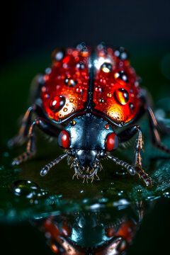 Micro Photography Ladybug zoom