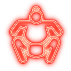 sumo guys, neon saber red