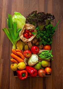 Frutas e hortaliças orgânicas