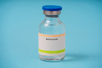 Belimumab, A medication used to treat systemic lupus erythematosus (SLE)