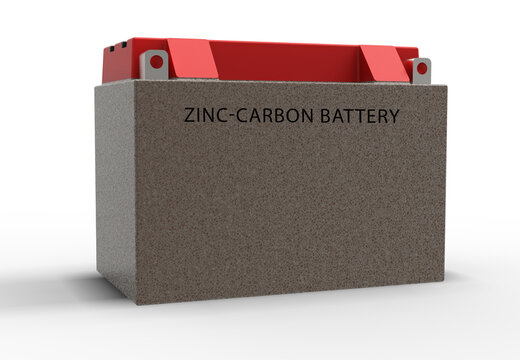 Zinc-carbon Battery A zinc-carbon battery is a primary battery that uses zinc as the negative electrode, and manganese dioxide and carbon as the positive 